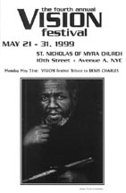 Vision Festival: Memorial to Denis Charles on May 31st